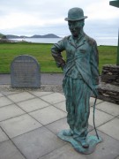 Charlie Chaplin Statue in Waterville