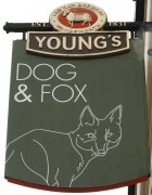 Dog and Fox in Wimbledon