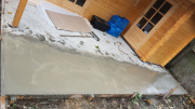 Finishing the Concrete Slab November 2016