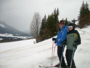 Haig and Me on Skis