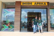 Haig and Me Outside SA Shop