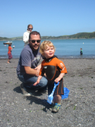 Jack on Castletownsend Beach August 2015