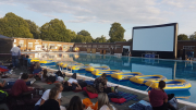 Jaws at Brockwell Lido