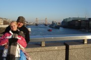 Linda and Brendon at Tower Bridge