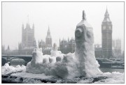 Snow Replica of Big Ben