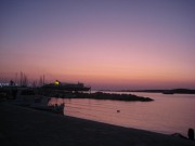 Sunset Over Parikia Port