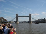 Tower Bridge from Boat