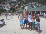 Will Si Justin Jen and Chuck on Muizenberg Beach