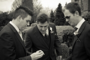 Woolley Wedding Guys Getting Ready