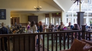 Woolley Wedding Shrigley Hall Bar Area